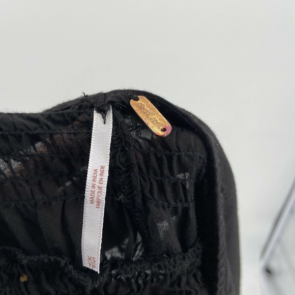 Free People Brown Smocked Love on the Run Dress XS - Picture 7 of 9